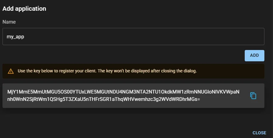 Add Dialog
