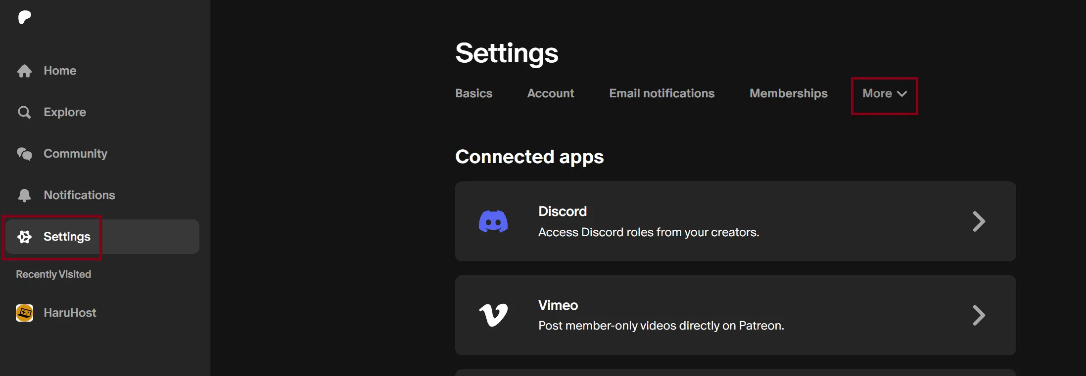 Connecting Discord to Patreon