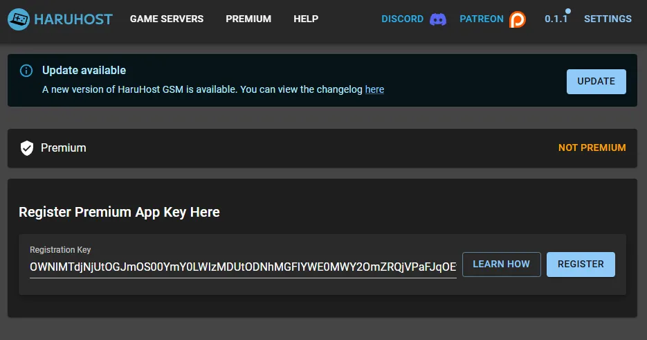 Premium Features Page