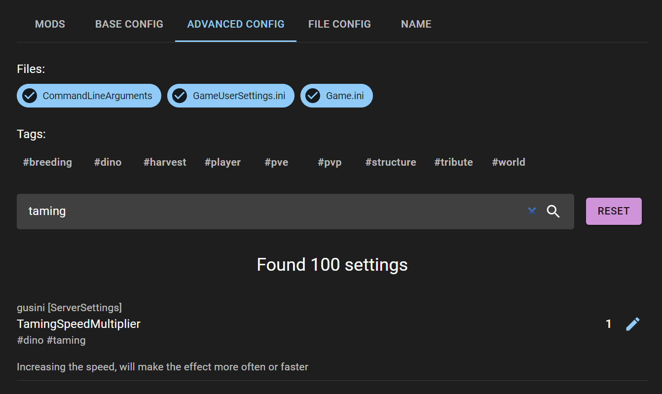 Advanced Config