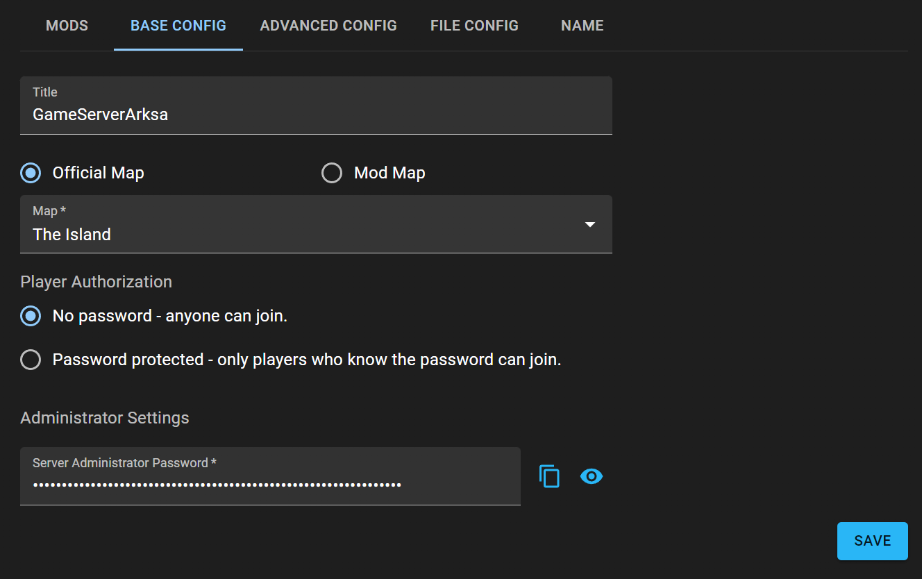 Base Config