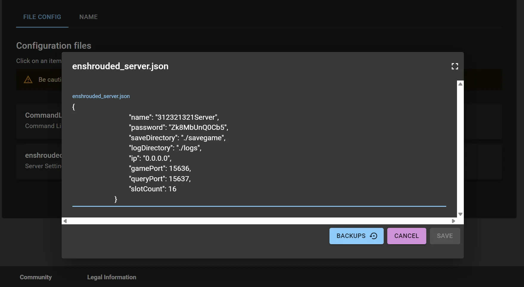 File Config UI