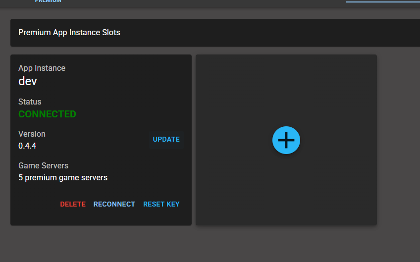 Premium Application Management Interface