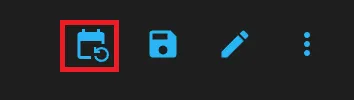 Scheduled Events Menu Icon
